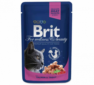 Brit Premium Pouch Somon ve Alabalıklı 100 gr Kedi Maması kullananlar yorumlar